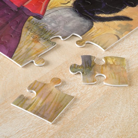 Hexen Way Fantasy Halloween Art von Molly Harrison Puzzle (Seite)