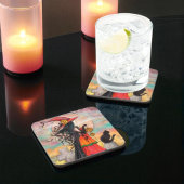 Hexen Way Halloween Art von Molly Harrison Getränkeuntersetzer