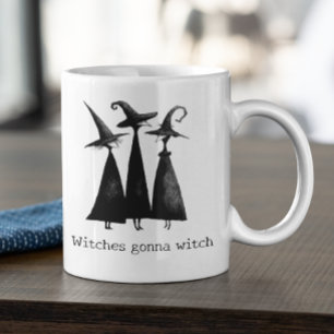 Hexen werden Halloween verhexen Kaffeetasse