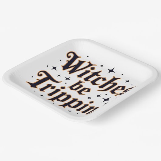 Hexen werden trippin pappteller (Gewinkelt)