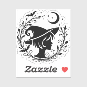 Hexen-Wicca-Magie-Hexen-Halloween Aufkleber