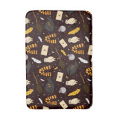 Hexen, Zauberer und Zaubermuster Badematte (Vorderseite Vertikal)