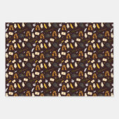 Hexen, Zauberer und Zaubermuster Geschenkpapier Set (Vorderseite 2)