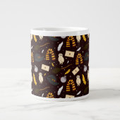 Hexen, Zauberer und Zaubermuster Jumbo-Tasse (Vorderseite)