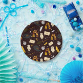 Hexen, Zauberer und Zaubermuster Pappteller (Party)