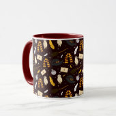 Hexen, Zauberer und Zaubermuster Tasse (Vorderseite Links)