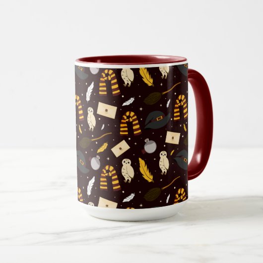 Hexen, Zauberer und Zaubermuster Tasse (VorderseiteRechts)