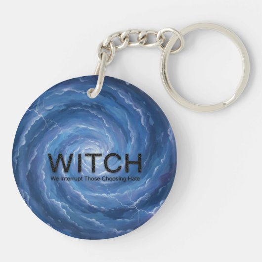 HexenAgainstHate Schlüsselanhänger (Rückseite)