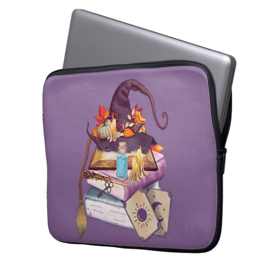 Hexenaltar Laptopschutzhülle (Vorderseite Links)