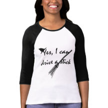 Hexenantrieb ein Stick Funny Halloween T - Shirt