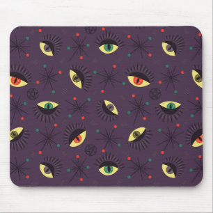 Hexenaugen Dunkelgotische Okkultistische Muster Mousepad