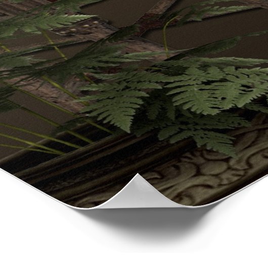 Hexenaune Poster (Ecke)