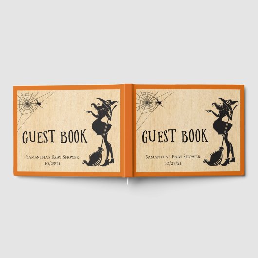 HexenBaby-Dusche Halloween Gästebuch (Voll)