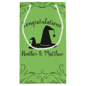 HexenBaby-Dusche Halloween Kleine Geschenktüte (Rückseite)