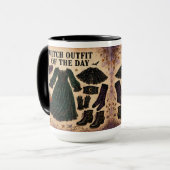 Hexenbecher Kaffeetasse Herbst (Vorderseite Links)