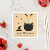 Hexenbeine, die aus einem Kessel kleben Serviette (Beispiel)