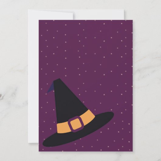 Hexenbeine Halloween Einladung (Rückseite)