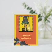 Hexenbeine Halloween Postkarte (Stehend Vorderseite)