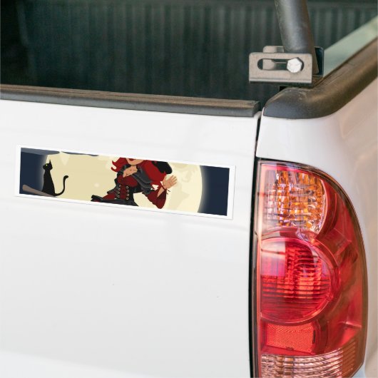 Hexenbesen Autoaufkleber (Auf Lkw)
