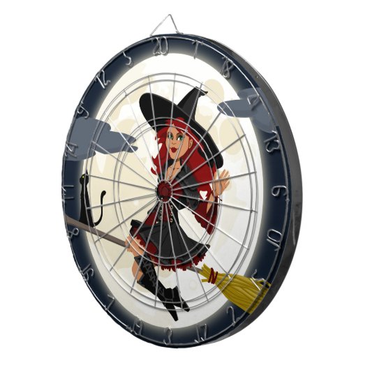 Hexenbesen Dartscheibe (Vorderseite rechts)