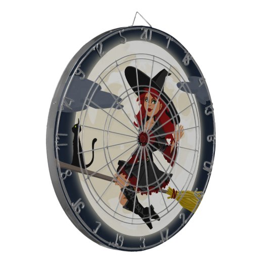 Hexenbesen Dartscheibe (Vorderseite Links)