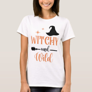 Hexenbesen-Halloween-Party für Frauen T-Shirt
