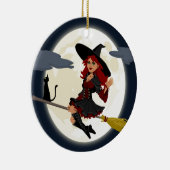 Hexenbesen Keramik Ornament (Rechts)