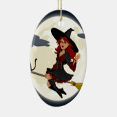 Hexenbesen Keramik Ornament (Rechts)