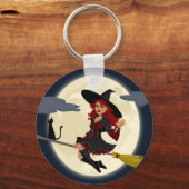 Hexenbesen Schlüsselanhänger (Vorderseite)