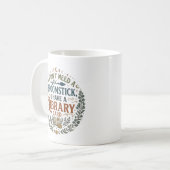 Hexenbibliothekar Bibliotheksausweis Bücherliebhab Kaffeetasse (Vorderseite Links)