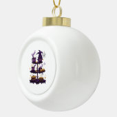 Hexenbrau Café Keramik Kugel-Ornament (Rechts)