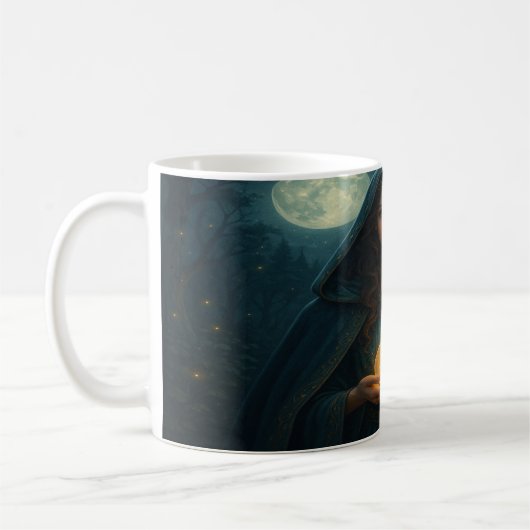 Hexenbraue - Mondlicht-Zauberkunst mit Glühwürmche Kaffeetasse (Links)