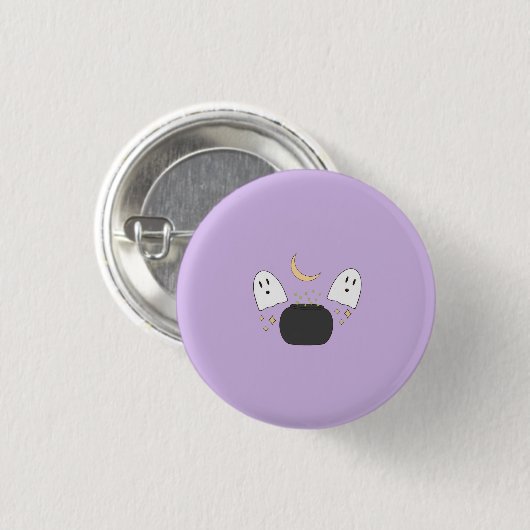 Hexenbrauen-Button Button (Vorne & Hinten)