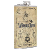 Hexenbrauen - Dunkelgotischer Spaß Flachmann (Rechts)