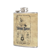 Hexenbrauen - Dunkelgotischer Spaß Flachmann (Links)