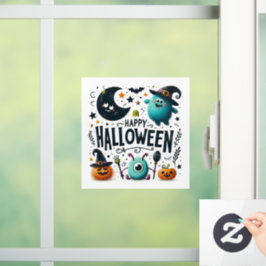 Hexenbrauen- Halloween Fensteraufkleber