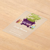 Hexenbrauen-Halloween-Kinderdusche Acryleinladungen (Ablage )