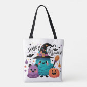 Hexenbrauen- Halloween Tasche (Rückseite)