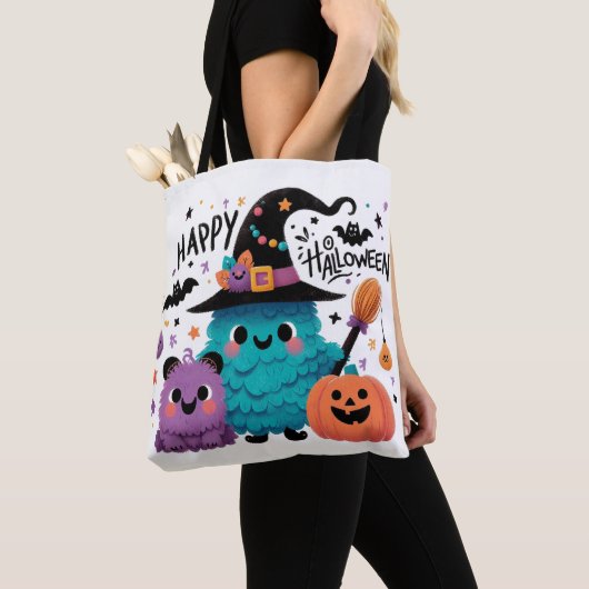 Hexenbrauen- Halloween Tasche (Von Nahem)