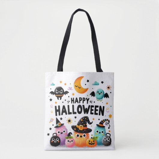 Hexenbrauen- Halloween Tasche (Vorderseite)