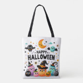 Hexenbrauen- Halloween Tasche (Rückseite)