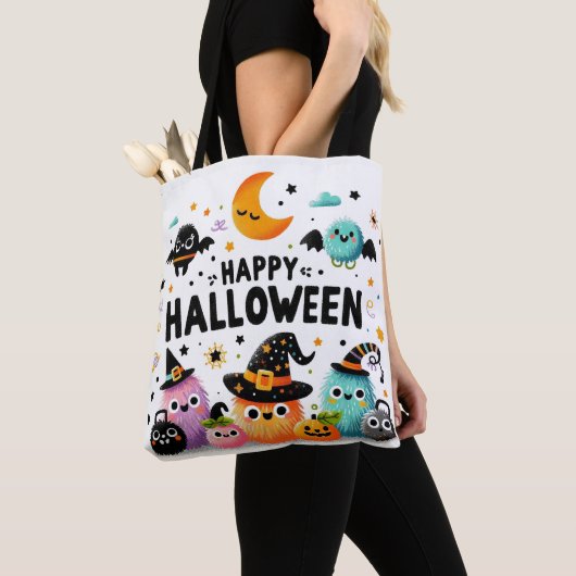 Hexenbrauen- Halloween Tasche (Von Nahem)