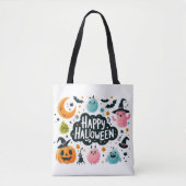 Hexenbrauen- Halloween Tasche (Vorderseite)