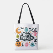 Hexenbrauen- Halloween Tasche (Rückseite)