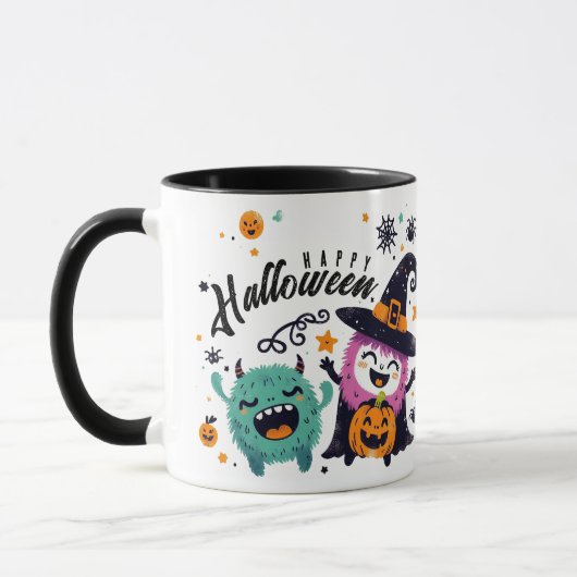 Hexenbrauen- Halloween Tasse (Links)