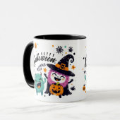 Hexenbrauen- Halloween Tasse (Vorderseite Links)