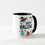 Hexenbrauen- Halloween Tasse (VorderseiteRechts)