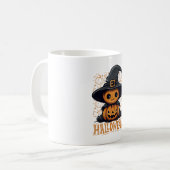 Hexenbrauen - Halloween-Tasse Kaffeetasse (Vorderseite Links)