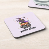 Hexenbrauen - Katzentrage Getränkeuntersetzer (Linke Seite)