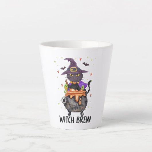 Hexenbrauen - Katzentrage Milchtasse (Vorderseite)